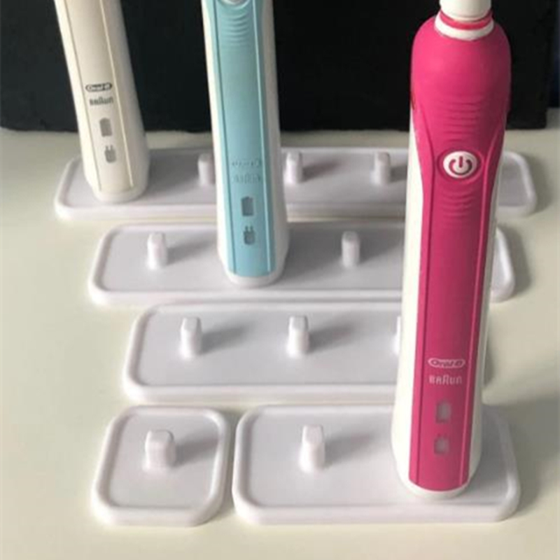 Toothbrush Holder Set - 3D プリント電動歯ブラシ白スタンド/ホルダー 5、4、3、2、1 ブラウン オーラル B