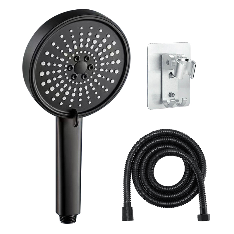 Home Bathroom Toilet - 5モードシャワーヘッドシャワーヘッドセット大型ラウンド高圧ポータブル節水レインアーティチョーク浴室蛇口アクセサリーセットトイレ