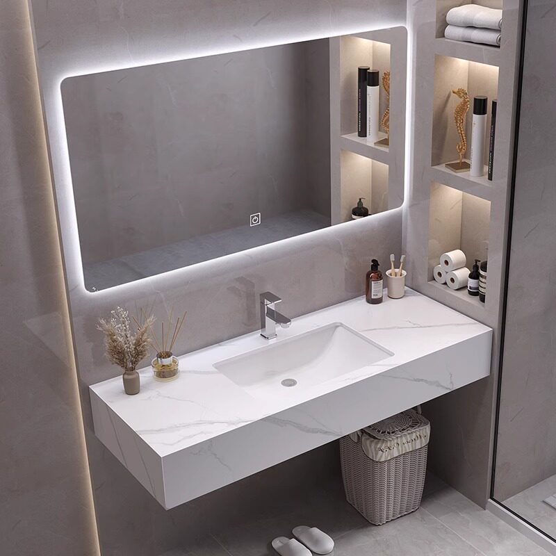 Home Bathroom Vanity Combo - モダンなディスプレイバスルームキャビネットオーガナイザー収納ミラーコーナーメイクアップ食器棚装飾スキンケアガビネテ家庭用家具