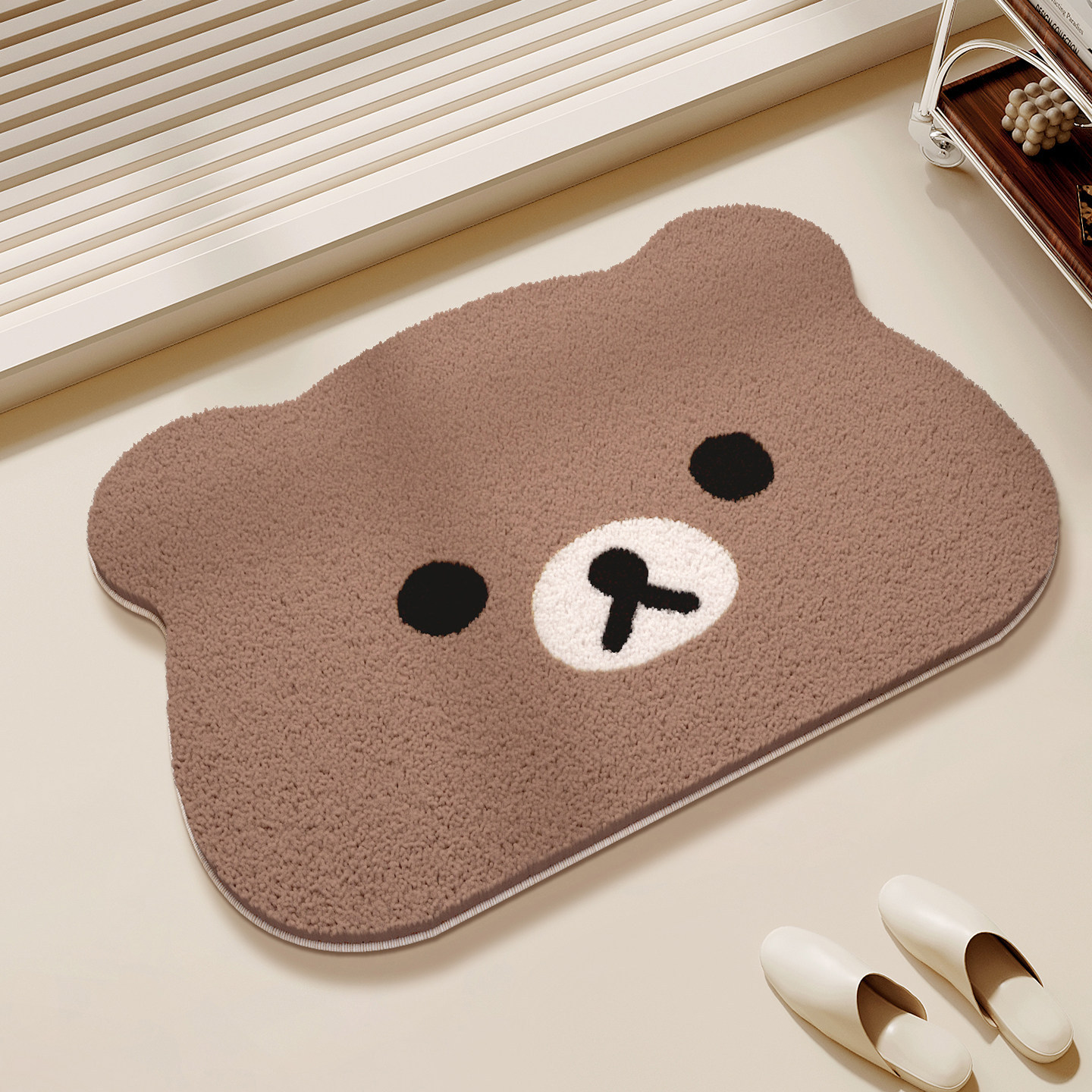 Home Bathroom Supplies - リラックマ & キイロイトリ ベア カーペット ドアマット