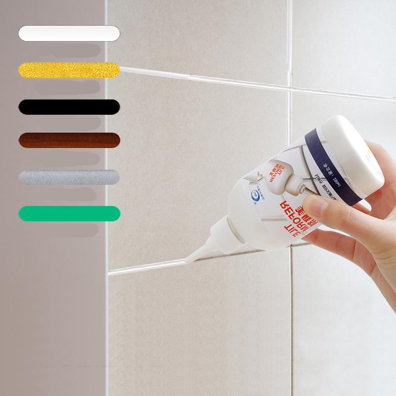 Home Bathroom Repair - 280 ミリリットルタイルギャップ修復剤強力な防水セラミックタイルグラウト亀裂充填浴槽固定補修接着剤ホームバスルームコーキング