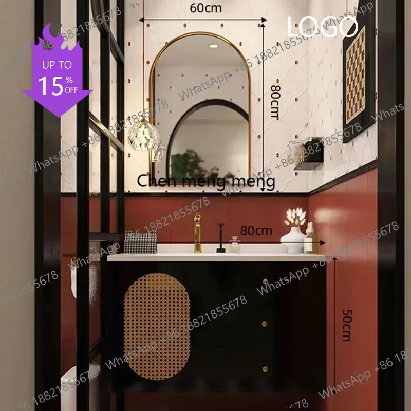 Home Bathroom Vanity Combo - P3 狭い家具用密閉収納トイレキャビネット、バスルームシンクベース、キッチンシンク多機能ホーム用、化粧品用ポムポムドゥーシュ