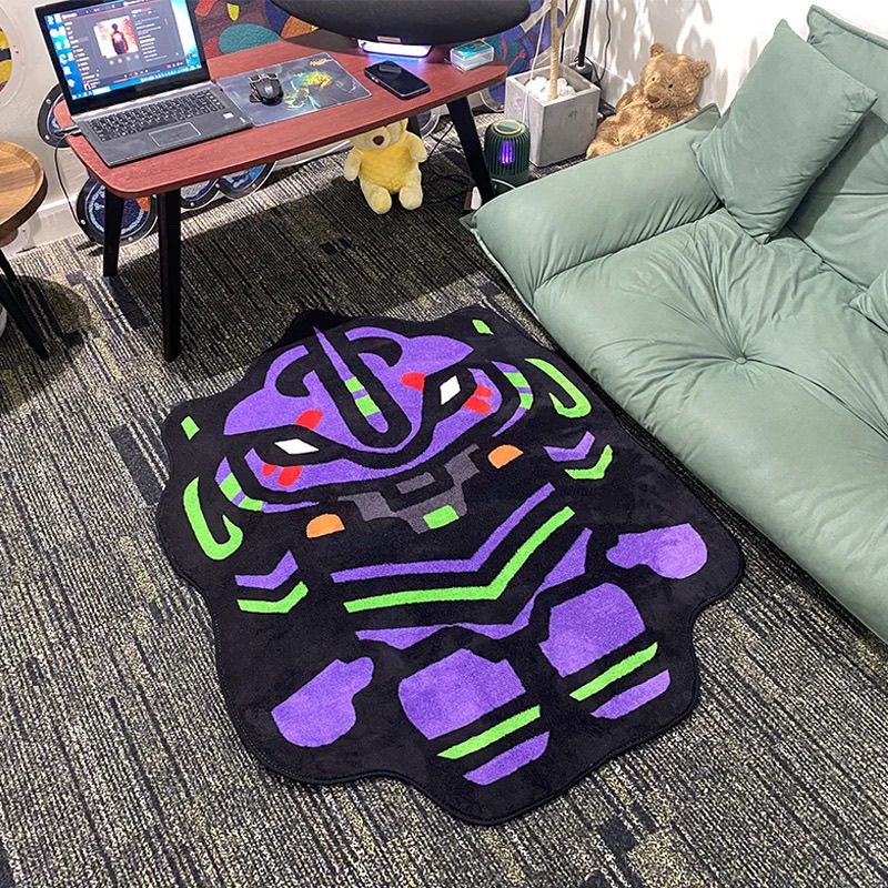 Home Bathroom Mats - 新世紀エヴァンゲリオンデザイナーぬいぐるみラグソフトドアマットフロアマットカーペットホームリビングバスルーム抗模造スリップギフト