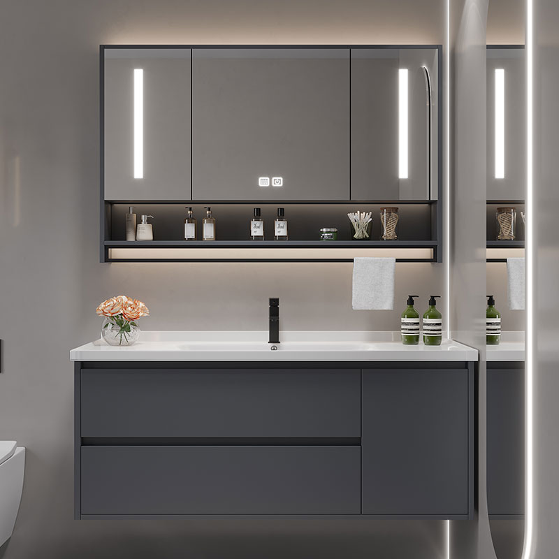 ヴィンテージパーティション洗面化粧台トイレ化粧台白色光洗面化 - Home Bathroom Vanity Combo のレビューと価格