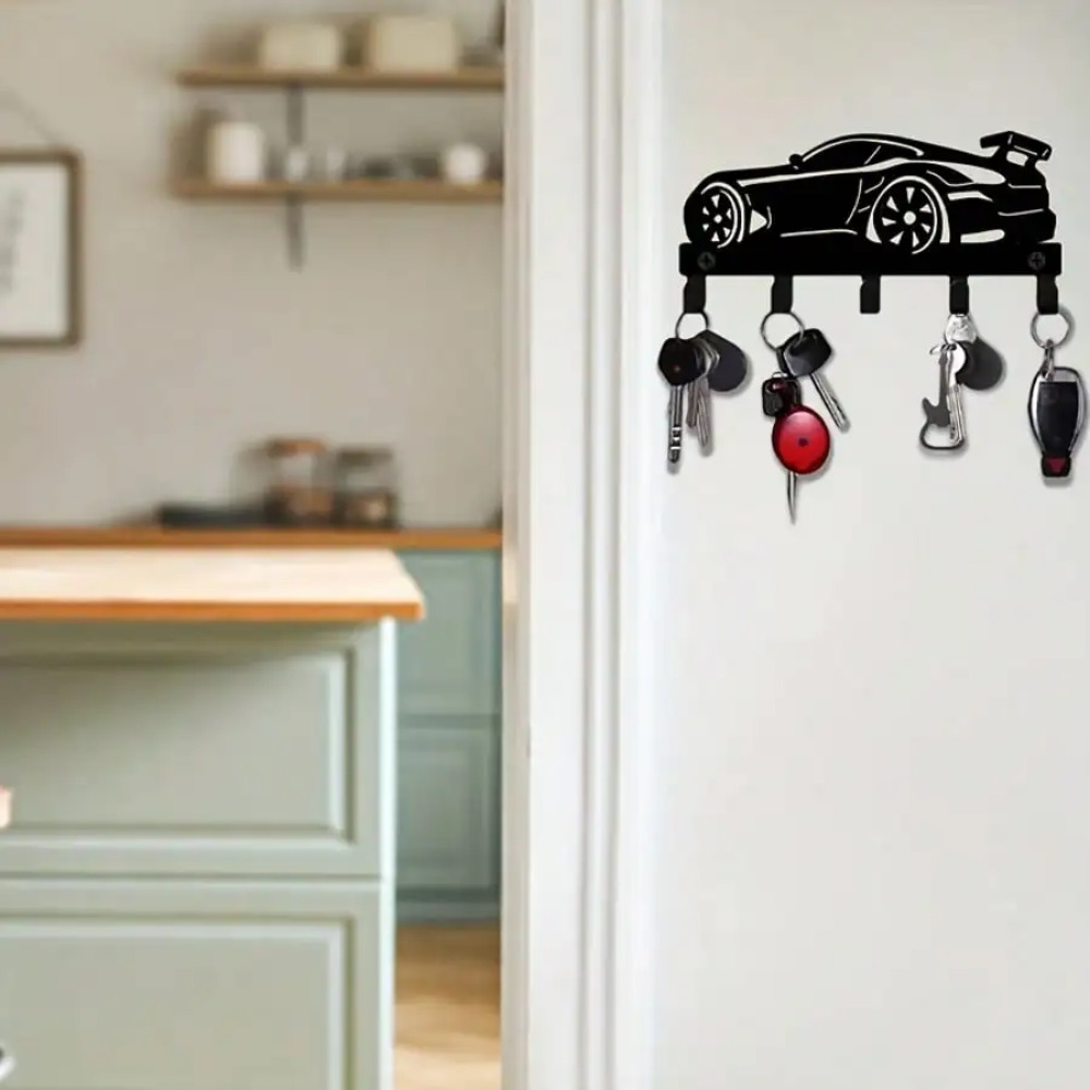 壁掛けキーホルダー、空力設計の金属製フックラック、キッチン、 - Home Bathroom Organizer のレビューと価格