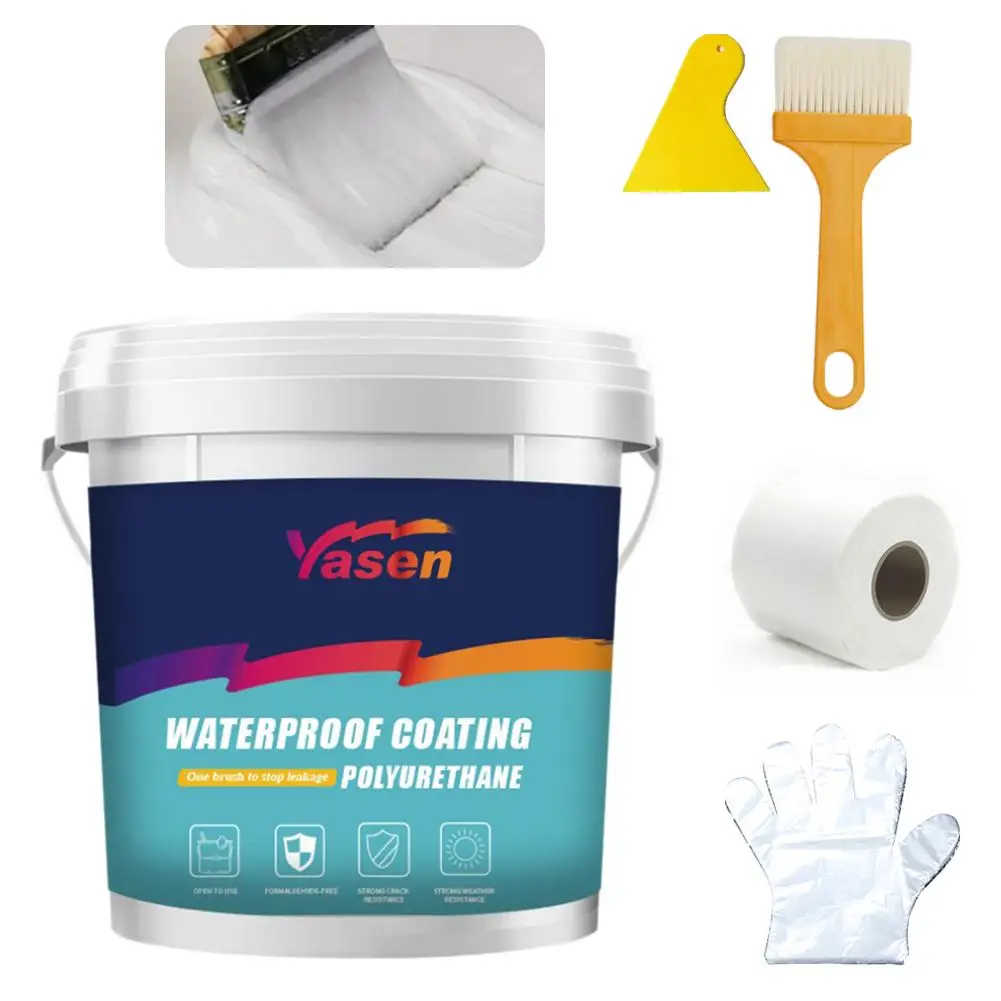 1000 グラム水ベースのポリウレタン防水コーティング外壁屋 - Home Bathroom Repair のレビューと価格