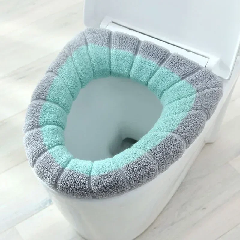 O字型ホームデコレーショントイレシートカバー1枚入り暖かいパ - Home Bathroom Mats のレビューと価格