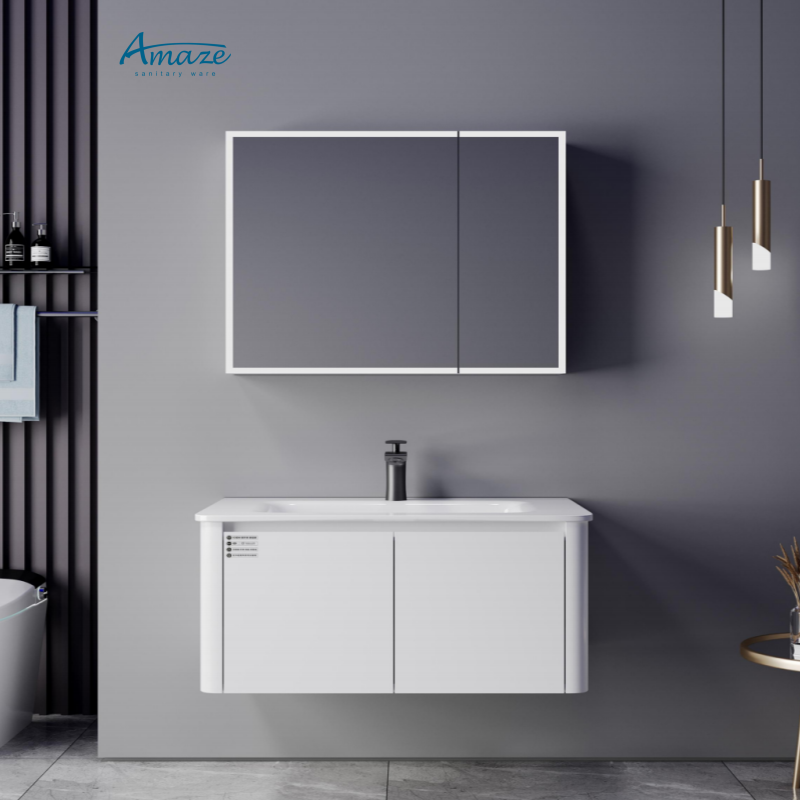 バスルームキャビネットAMAZE モダンカスタムバスルーム家 - Home Bathroom Vanity Combo のレビューと価格