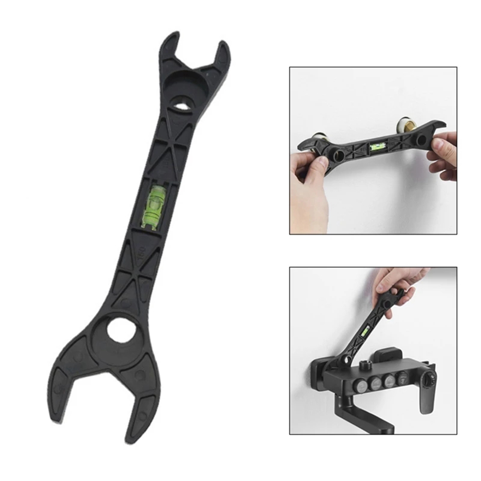 シャワーミキシングバルブレンチデュアルヘッド水準器付き手動ツ - Home Bathroom Repair のレビューと価格