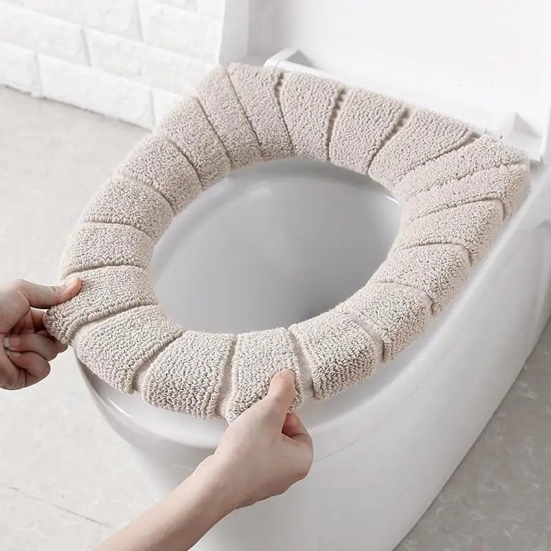 便座カバー暖かいソフトアクリル洗えるマット家の装飾クローゼッ - Tiny Home Bathroom Kit のレビューと価格