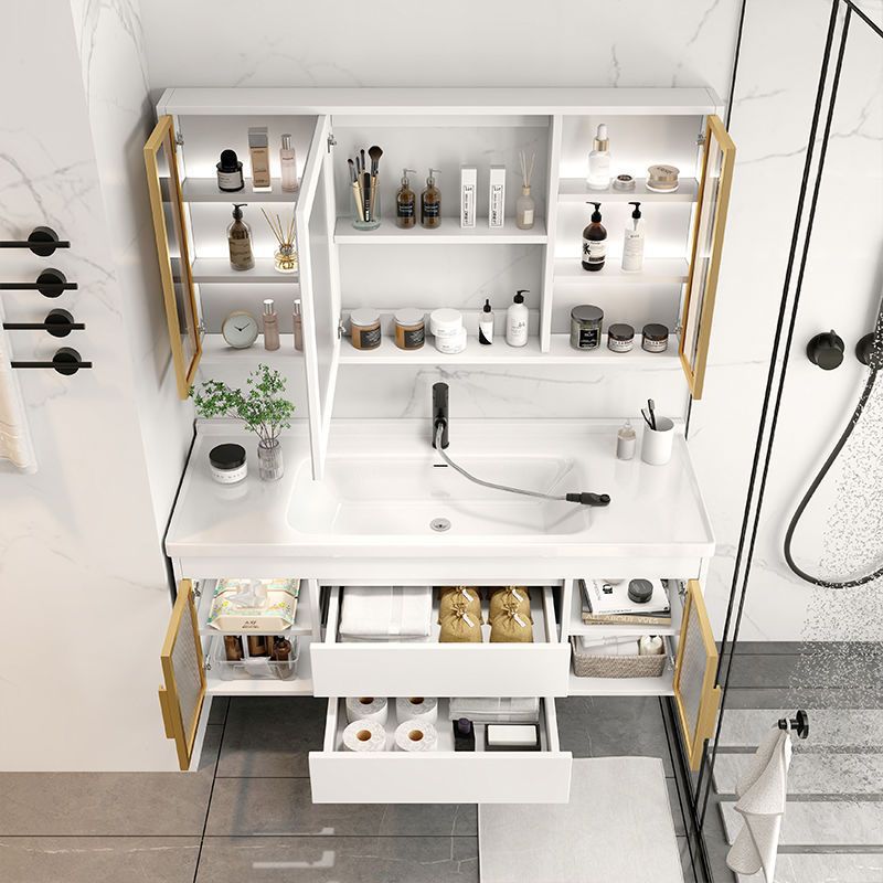 シンクオーガナイザー付きバスルームバニティキャビネットシンプ - Home Bathroom Vanity Combo のレビューと価格