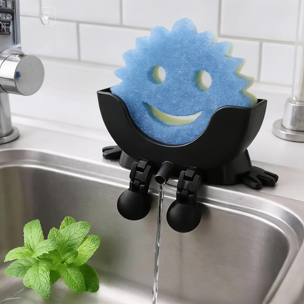 水切り可能な石鹸＆スポンジホルダー 2-in-1 収納トレイ - Home Bathroom Organizer のレビューと価格