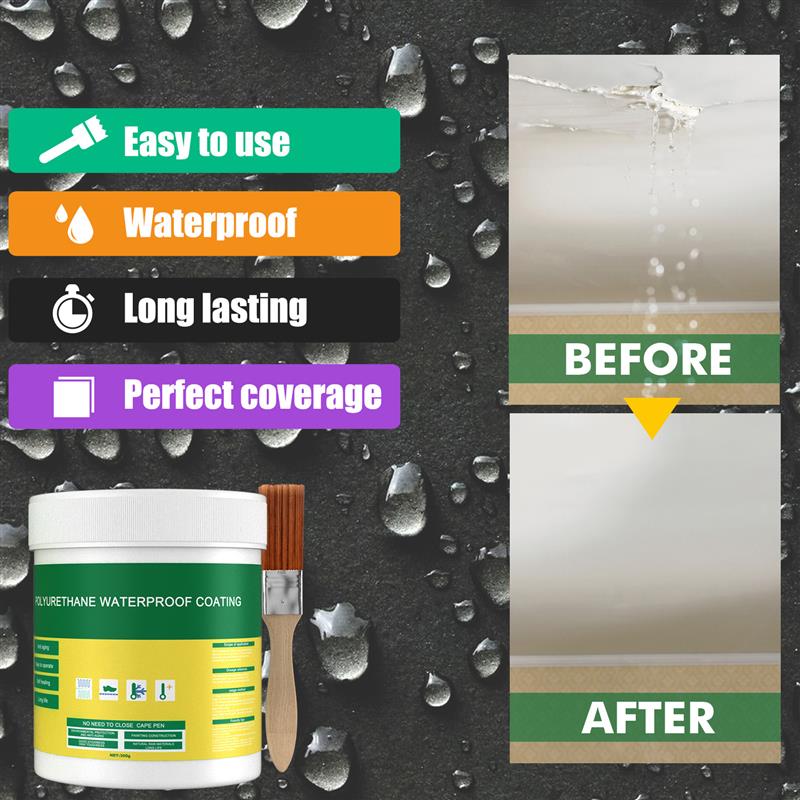 目に見えない自己接着剤,30/100/300g,防水作業用接 - Home Bathroom Repair のレビューと価格