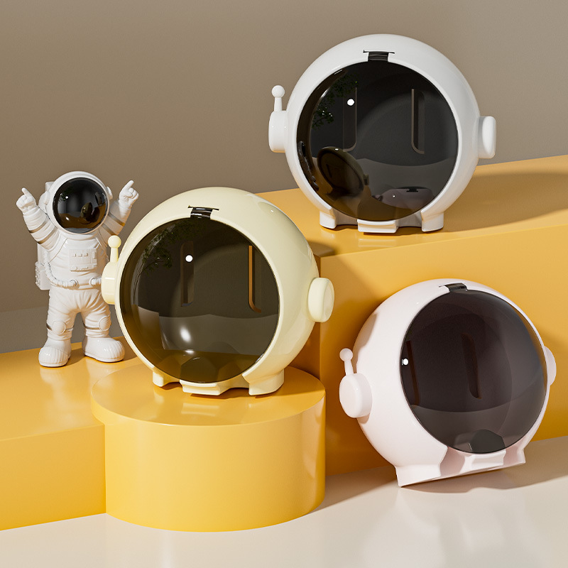 宇宙飛行士歯ブラシホルダー、ドリル不要の壁掛け式、バスルーム - Toothbrush Holder Set のレビューと価格