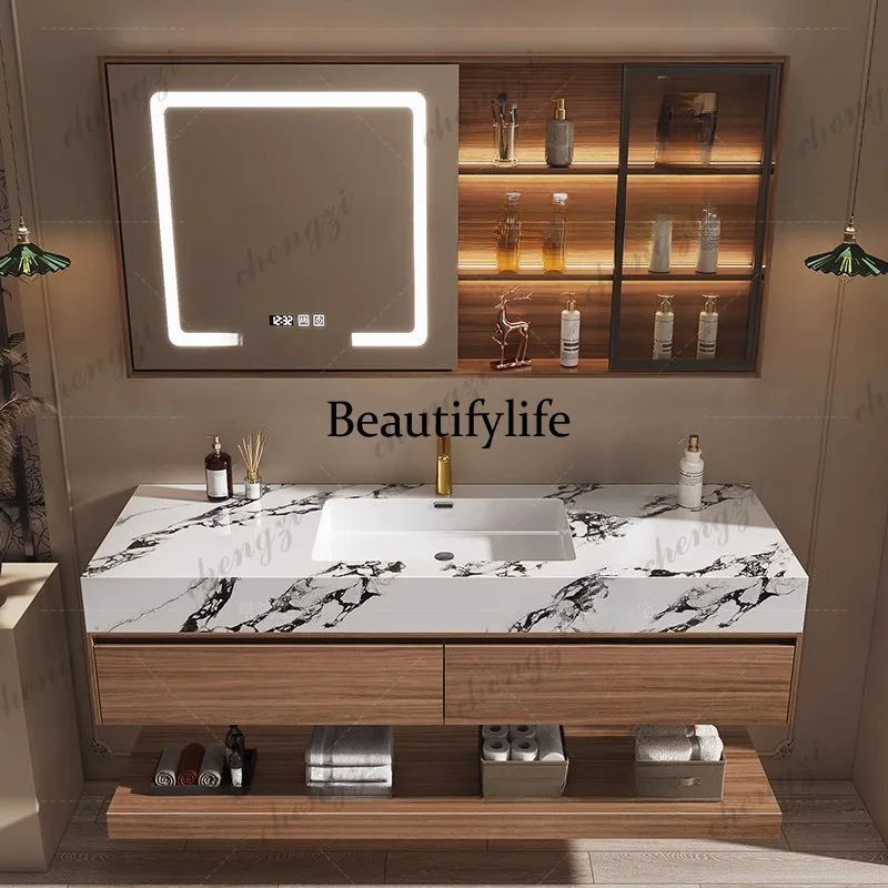 M02 トイレ木製バスルームキャビネット収納アクセサリーミラ - Home Bathroom Vanity Combo のレビューと価格