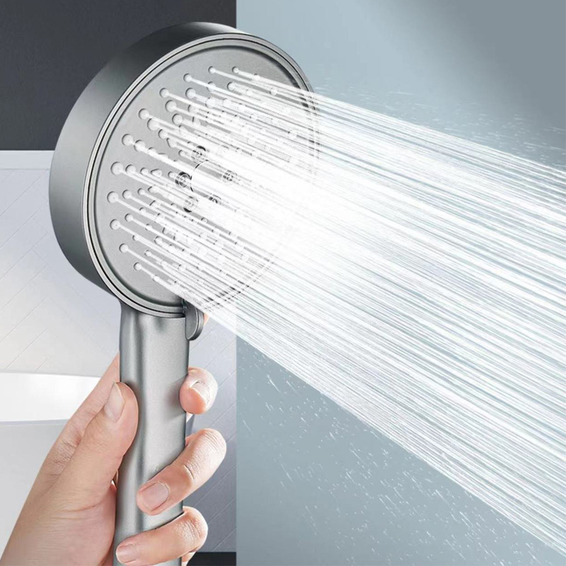 5モードシャワーヘッドシャワーヘッドセット大型ラウンド高圧ポ - Home Bathroom Toilet のレビューと価格