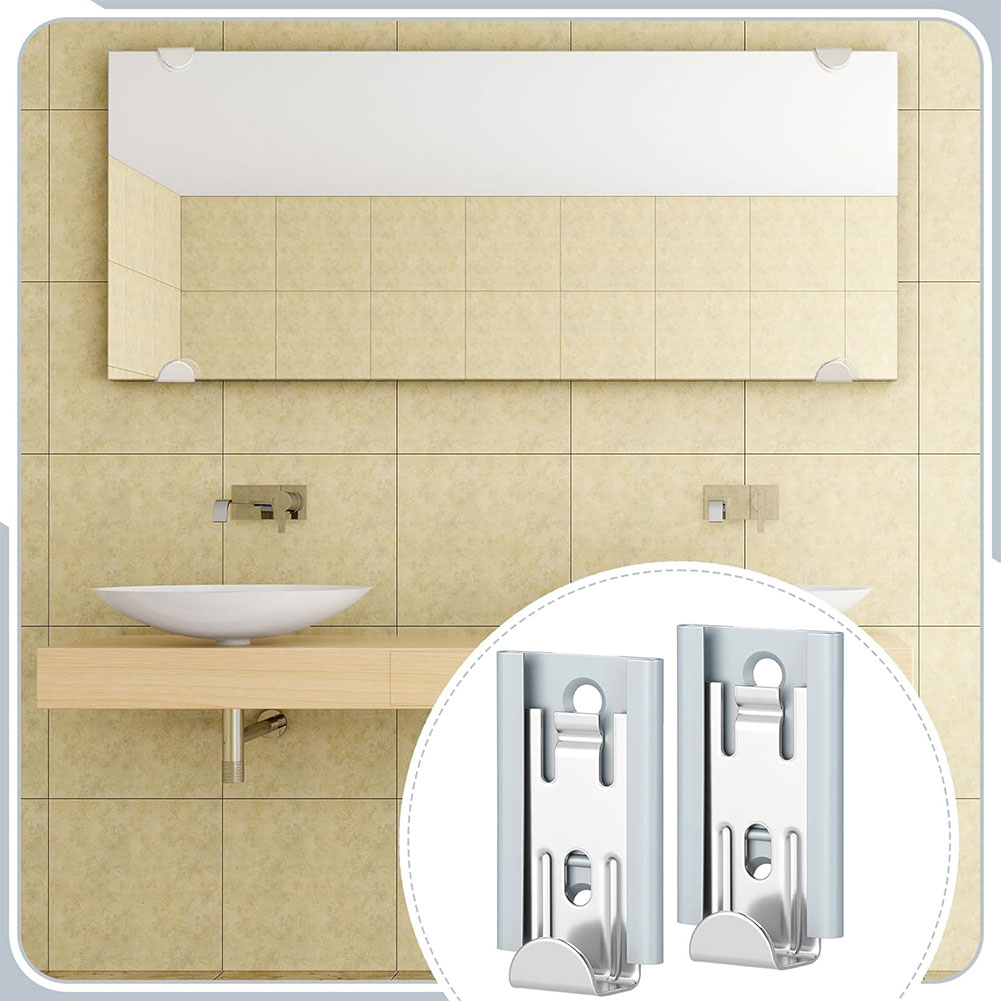 バスルームミラー金具 調節可能なミラークリップ 家庭用および - Home Hardware Bathroom Mirrors のレビューと価格