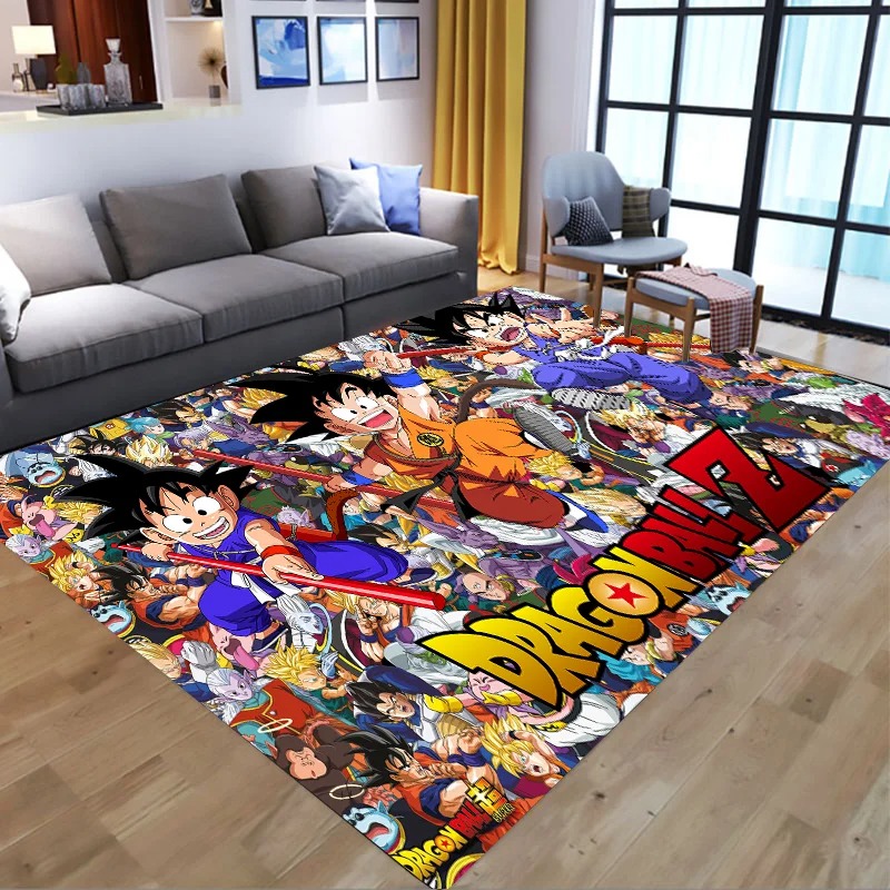 ドラゴンボールノンスリップバスカーペットフランネルバスルーム - Home Bathroom Mats のレビューと価格