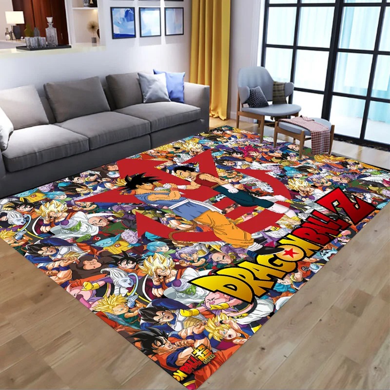 ドラゴンボールノンスリップバスカーペットフランネルバスルーム - Home Bathroom Mats のレビューと価格