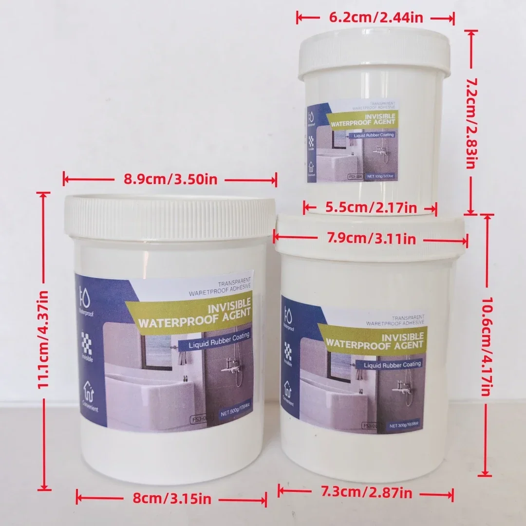 500g/300g/100g 透明防水シーラント剤 目に見え - Home Bathroom Repair のレビューと価格