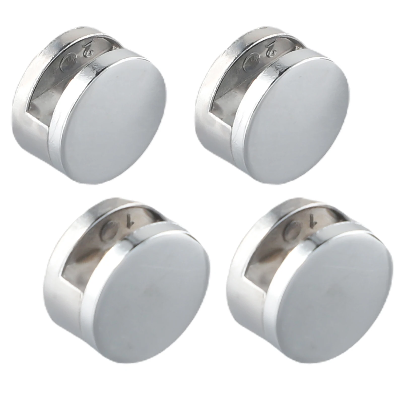 4 個のガラスミラークリップミラーホルダー、丸型/四角型ミラ - Home Hardware Bathroom Mirrors のレビューと価格
