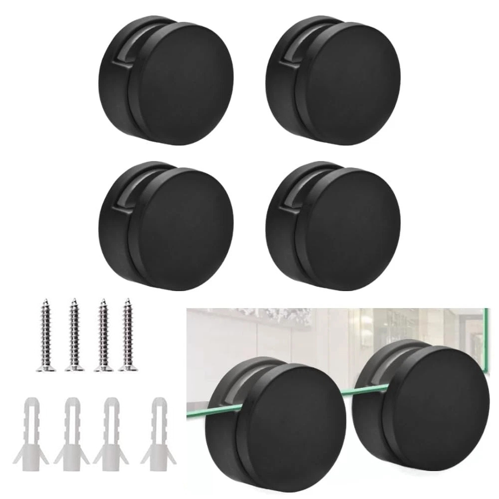 4 個ガラスミラークランプ固定ホルダー亜鉛合金固定クリップ浴 - Home Hardware Bathroom Mirrors のレビューと価格