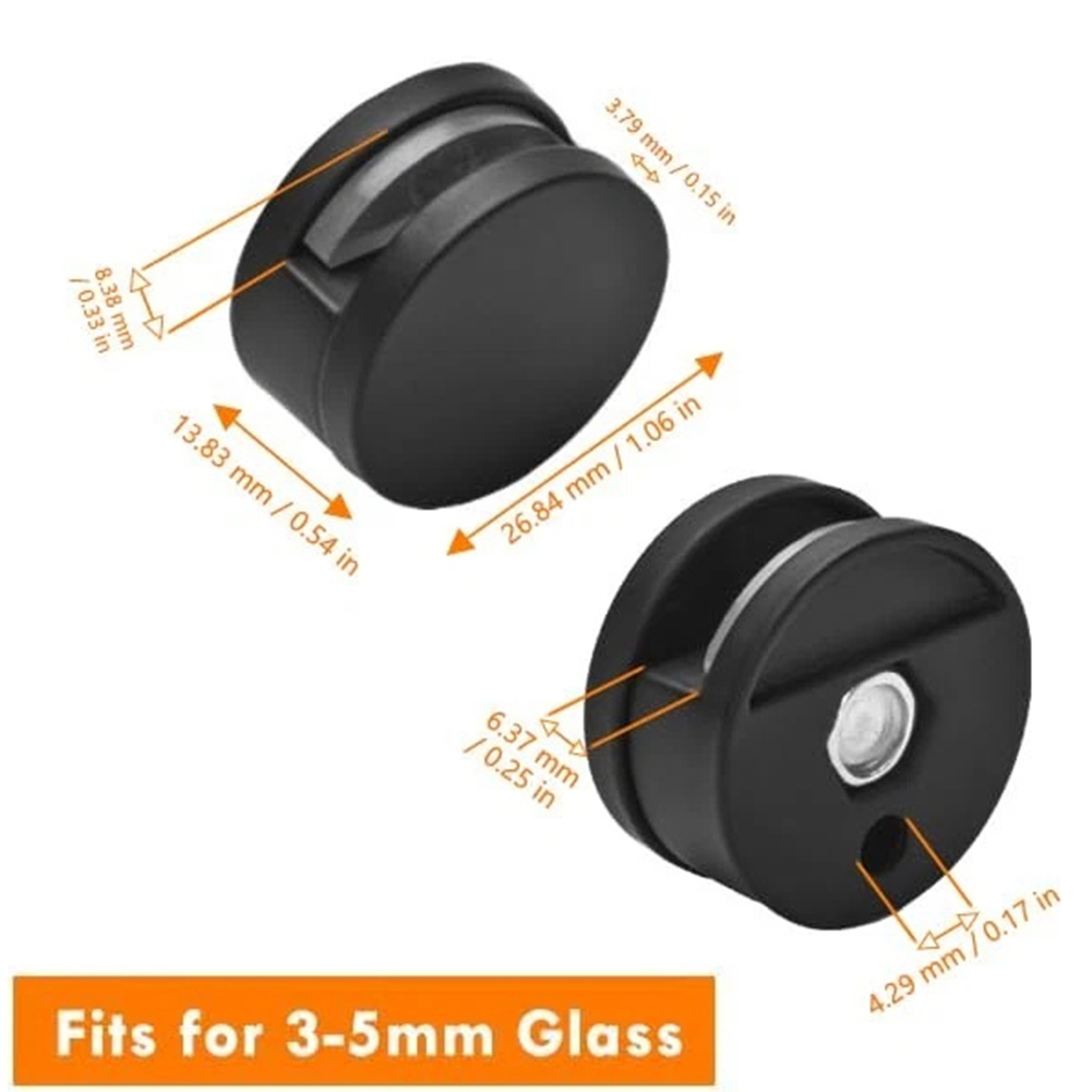 4 個ガラスミラークランプ固定ホルダー亜鉛合金固定クリップ浴 - Home Hardware Bathroom Mirrors のレビューと価格