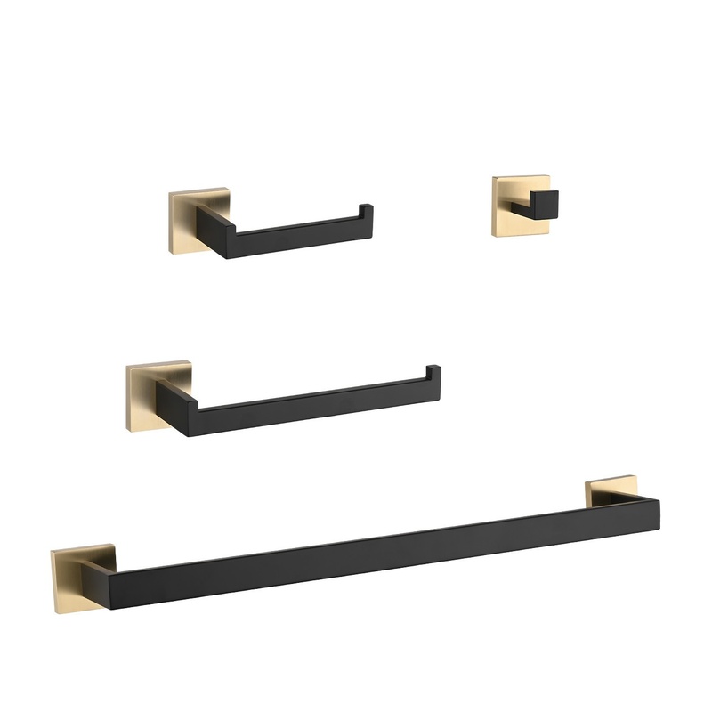 4ピースバスルームハードウェアセット、モダンな壁掛け金具、防 - Home Hardware Bathroom Mirrors のレビューと価格