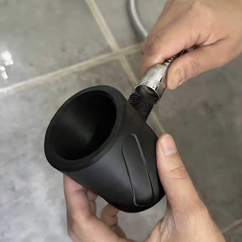 高圧ハンドヘルドシャワーヘッド、男性用洗浄スパイラルノズル、 - Shower Head Rain のレビューと価格