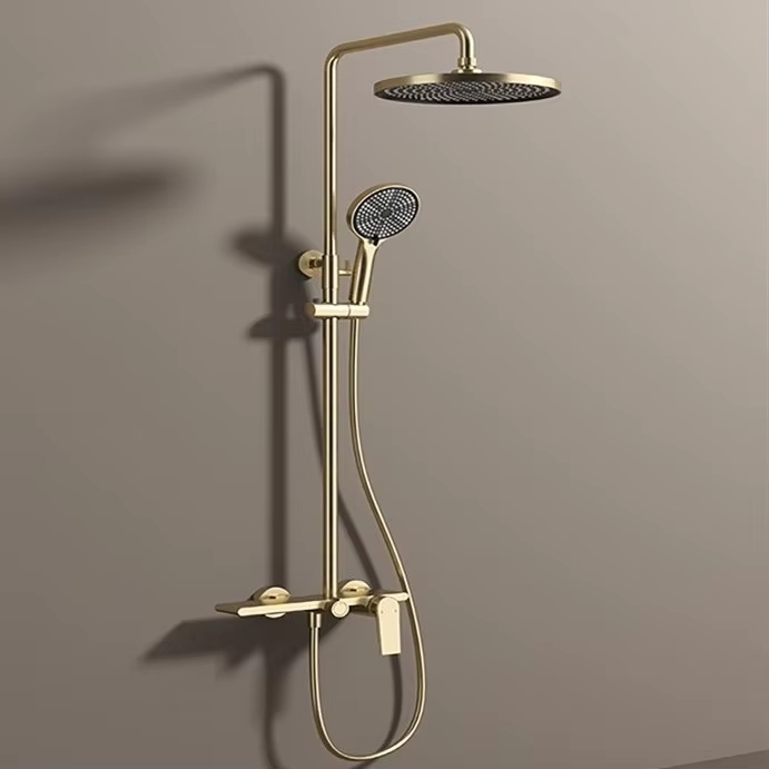 潜水式温冷シャワーセット レインガン クロームヘッド 壁掛け - Shower Head Rain のレビューと価格