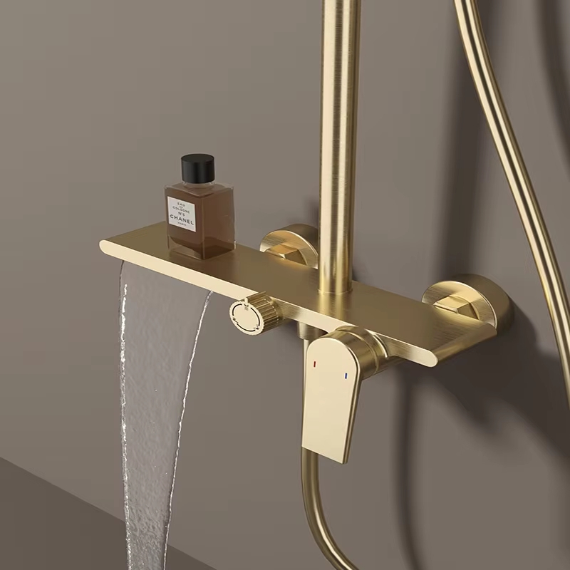潜水式温冷シャワーセット レインガン クロームヘッド 壁掛け - Shower Head Rain のレビューと価格