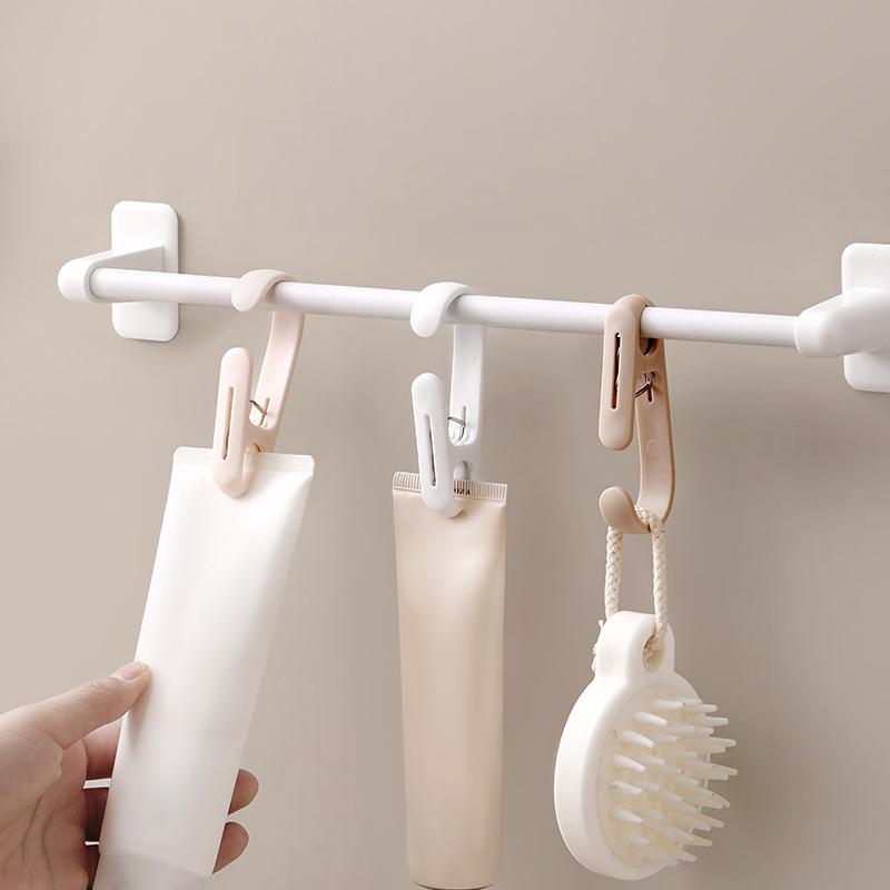 多目的吊り下げクリップフックポータブルプラスチッククランプ家 - Home Bathroom Supplies のレビューと価格