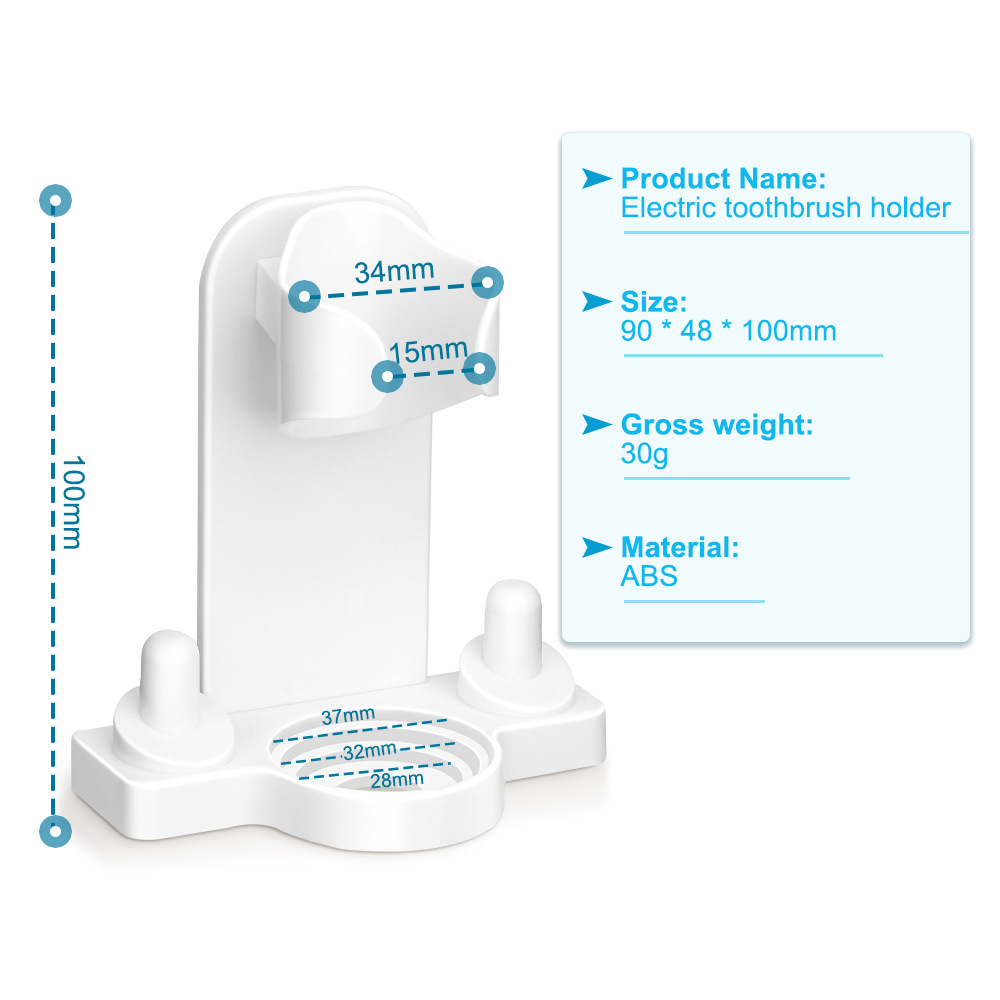 粘着式電動歯ブラシホルダー壁掛け歯ブラシヘッドラックオーガナ - Toothbrush Holder Set のレビューと価格