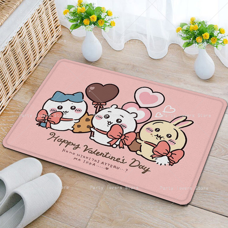 アニメ Chiikawas フランネルカーペットアニメ滑り止 - Home Bathroom Mats のレビューと価格