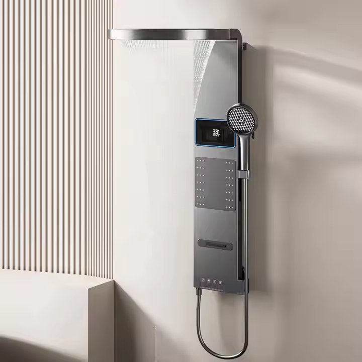 モダンな丸型バスシャワー水栓、ソフトマッサージジェットレイン - Shower Head Rain のレビューと価格