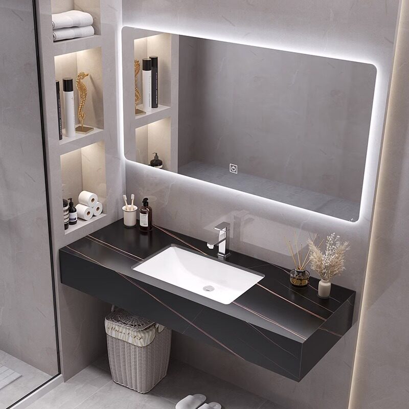 モダンなディスプレイバスルームキャビネットオーガナイザー収納 - Home Bathroom Vanity Combo のレビューと価格