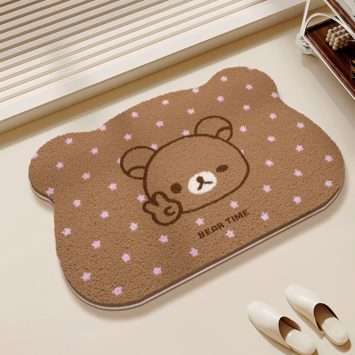 リラックマ & キイロイトリ ベア カーペット ドアマット  - Home Bathroom Supplies のレビューと価格