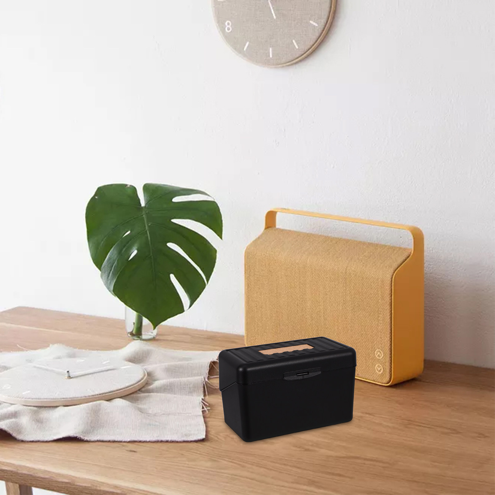 プレミアムインデックスカードホルダーボックスデスクトップ名刺 - Home Bathroom Organizer のレビューと価格