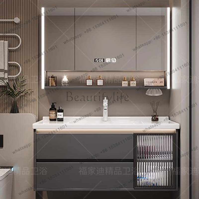 X4 モダンで豪華なバスルームキャビネットオーガナイザー収納 - Home Bathroom Vanity Combo のレビューと価格
