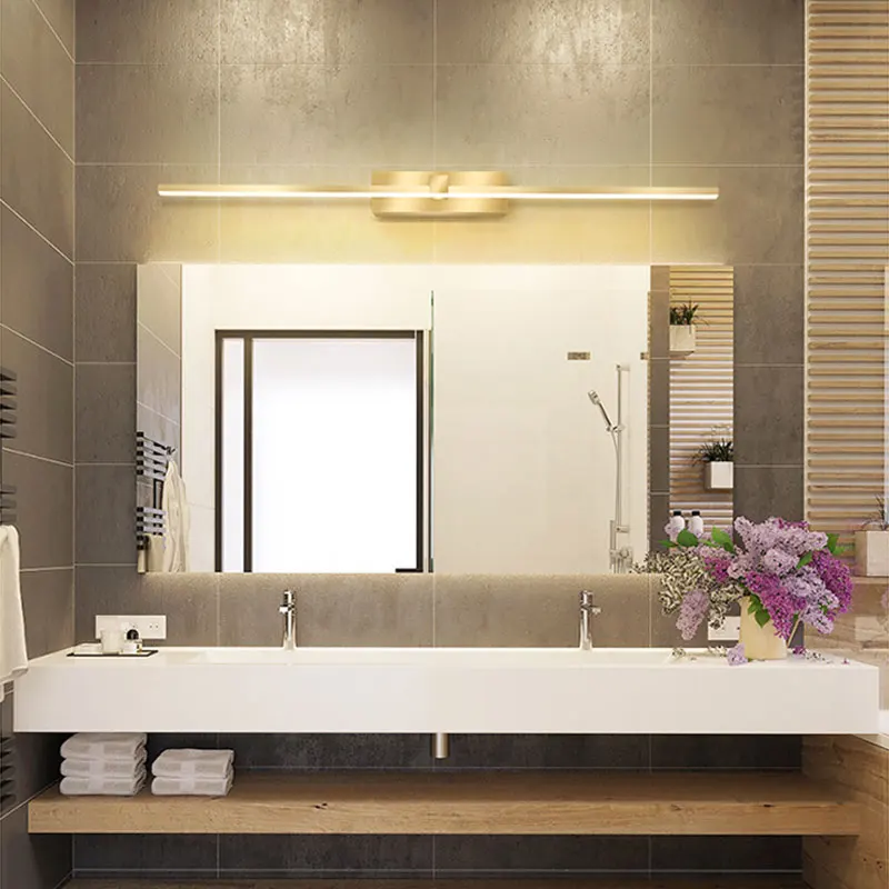 現代の LED ウォールランプ浴室ハードウェア燭台 3 色ラ - Home Hardware Bathroom Mirrors のレビューと価格