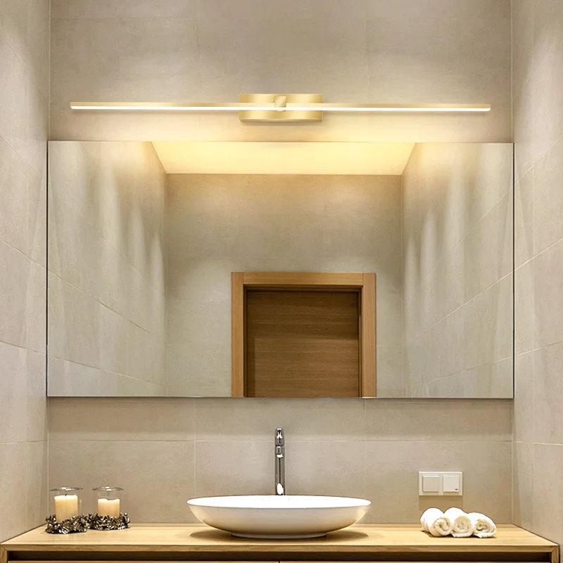 現代の LED ウォールランプ浴室ハードウェア燭台 3 色ラ - Home Hardware Bathroom Mirrors のレビューと価格