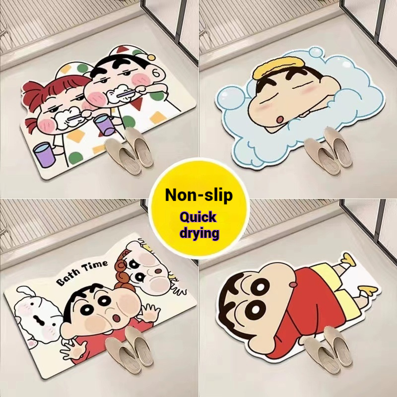 シャワールーム吸水マット速乾性ファッショナブルなホームギフト - Home Bathroom Mats のレビューと価格