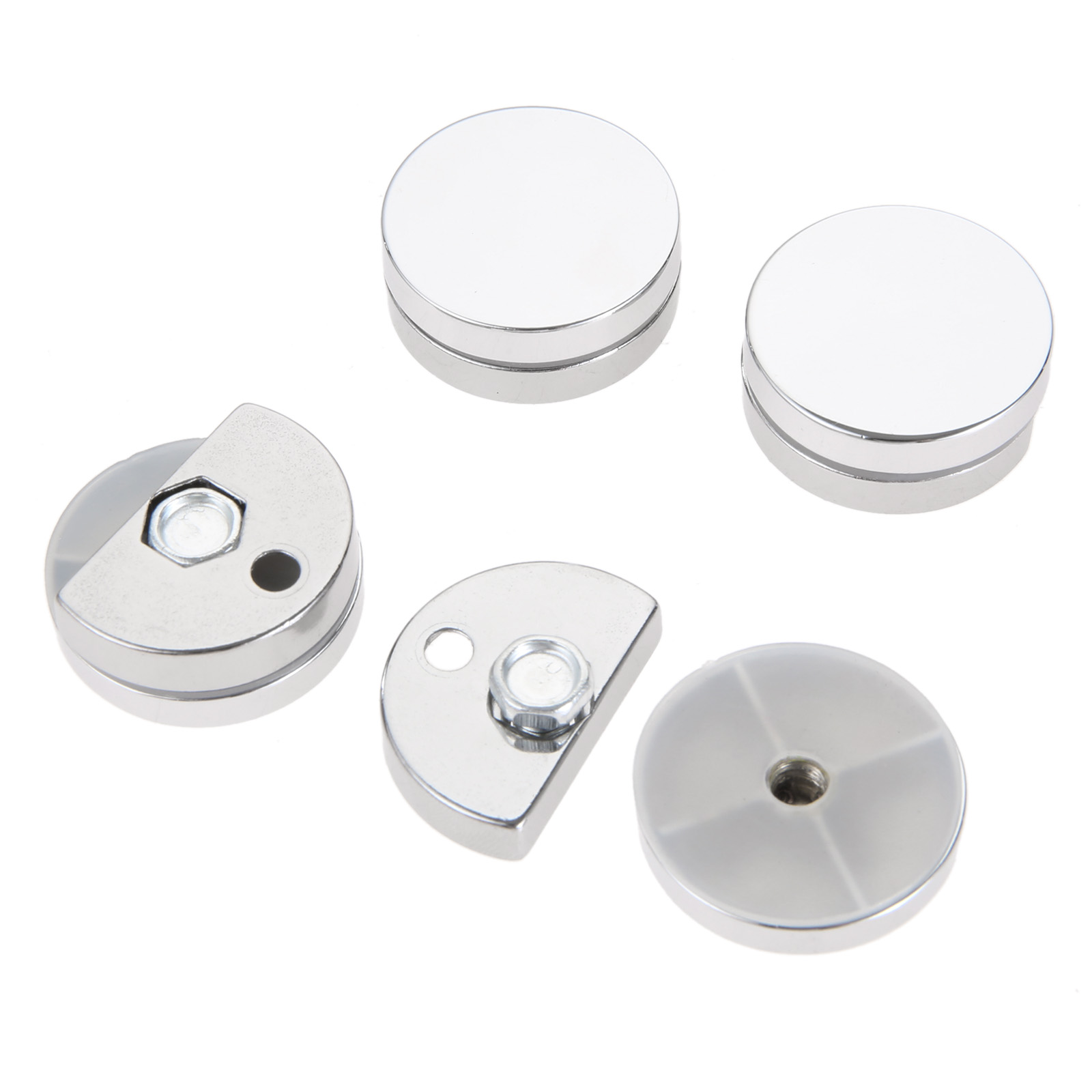 4 個 27 ミリメートルラウンドガラスクランプミラー固定ク - Home Hardware Bathroom Mirrors のレビューと価格