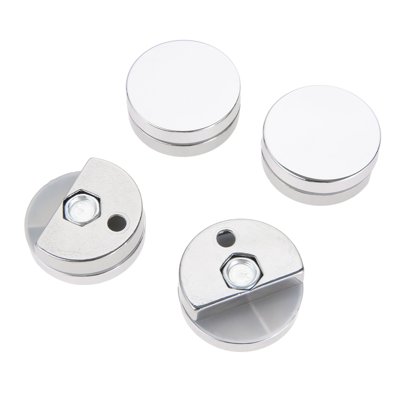 4 個 27 ミリメートルラウンドガラスクランプミラー固定ク - Home Hardware Bathroom Mirrors のレビューと価格
