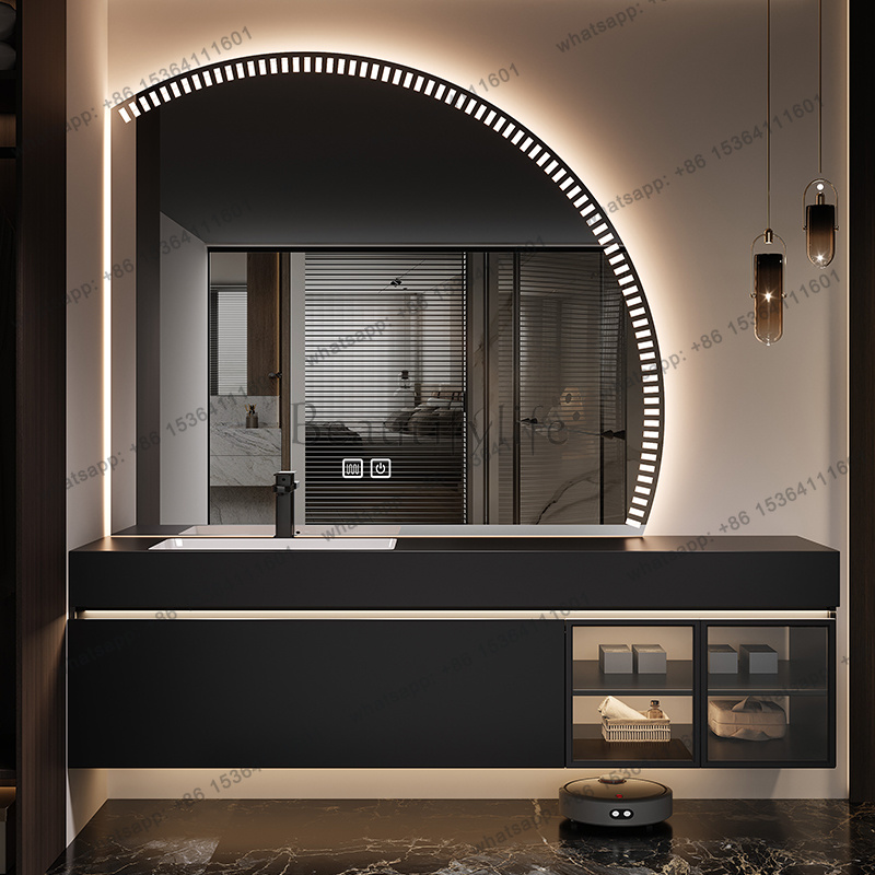 LJYオーガナイザー香水バスルームキャビネット壁面収納パーテ - Home Bathroom Vanity Combo のレビューと価格