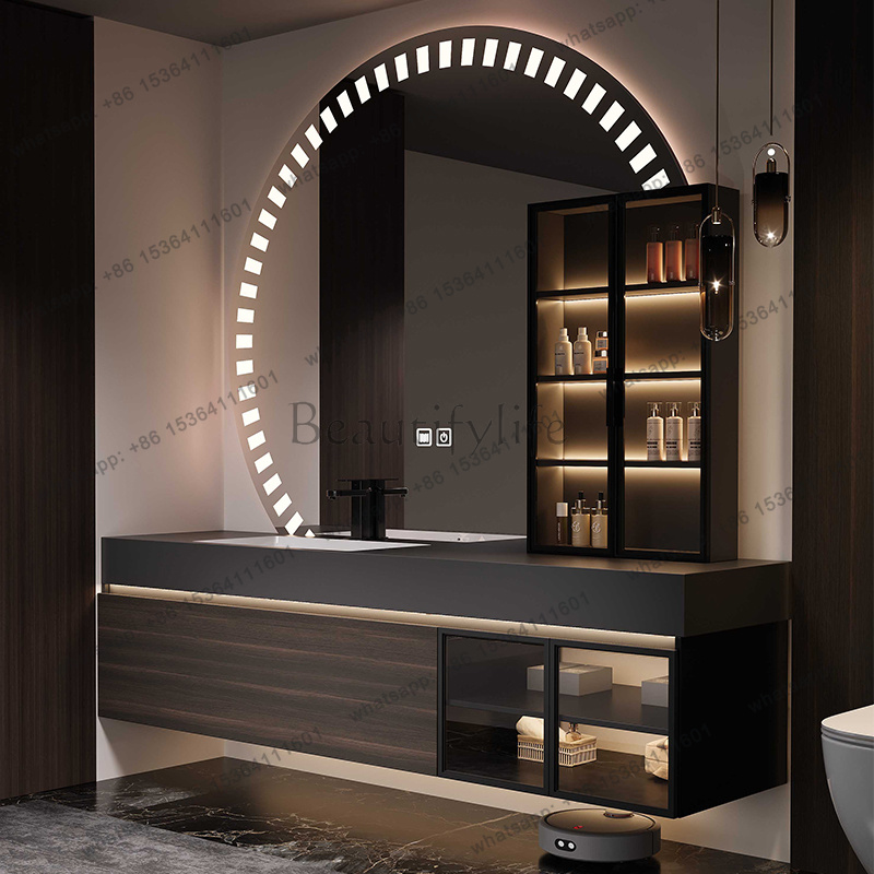 LJYオーガナイザー香水バスルームキャビネット壁面収納パーテ - Home Bathroom Vanity Combo のレビューと価格