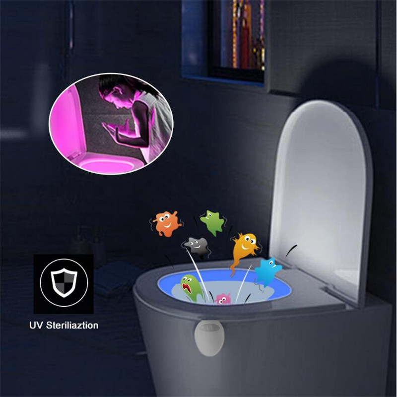 Usb充電式トイレモーションセンサーライト16色を変更するセ - Home Bathroom Colors のレビューと価格