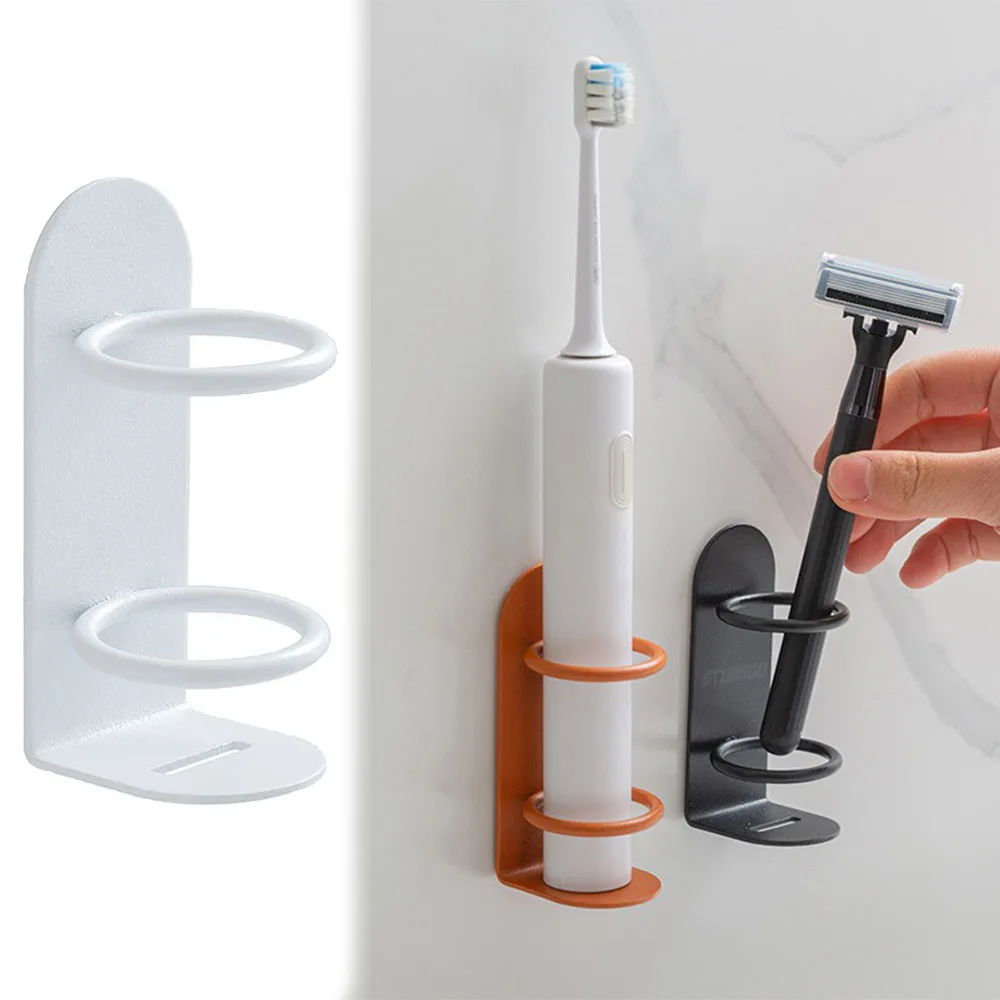 粘着式壁掛け電動歯ブラシホルダー、穴あけ不要収納棚、歯磨き粉 - Toothbrush Holder Set のレビューと価格