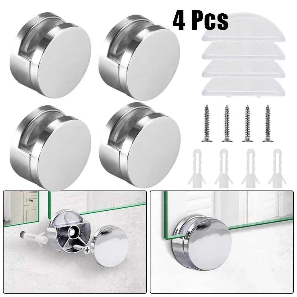 4 セットミラークリップミラー吊り金具ミラーホルダークリップ - Home Hardware Bathroom Mirrors のレビューと価格