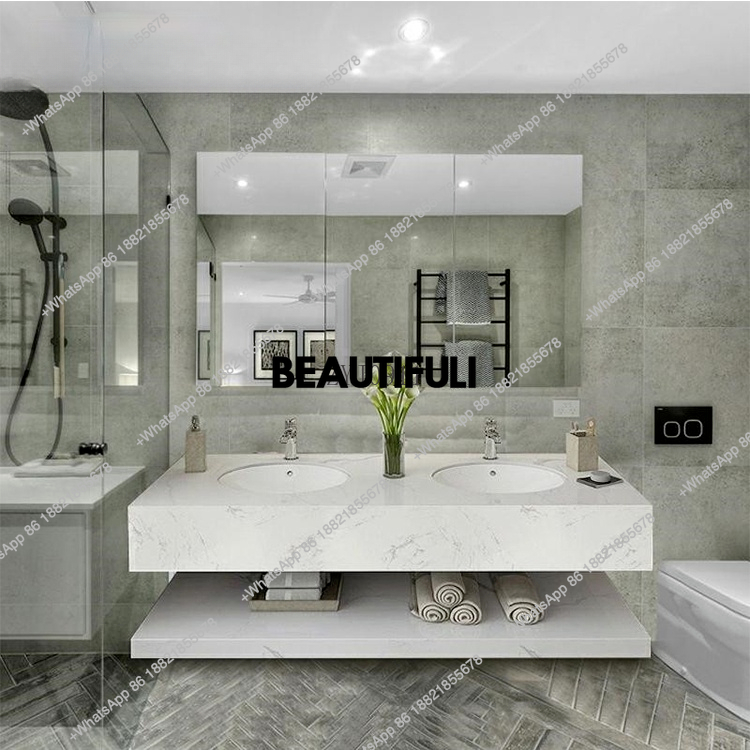 モダンで豪華なカスタムメイドのホテルや住宅向け、フルセットの - Home Bathroom Vanity Combo のレビューと価格